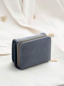 womens simple fashion personality frosted wallet