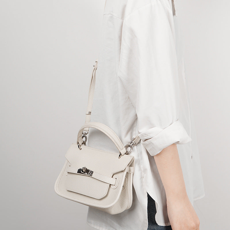 first layer cowhide underarm shoulder crossbody leather womens bag
