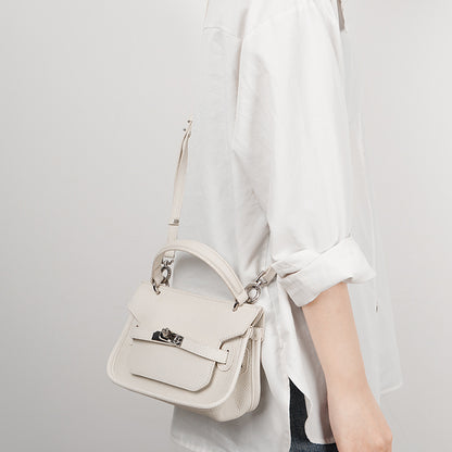 first layer cowhide underarm shoulder crossbody leather womens bag