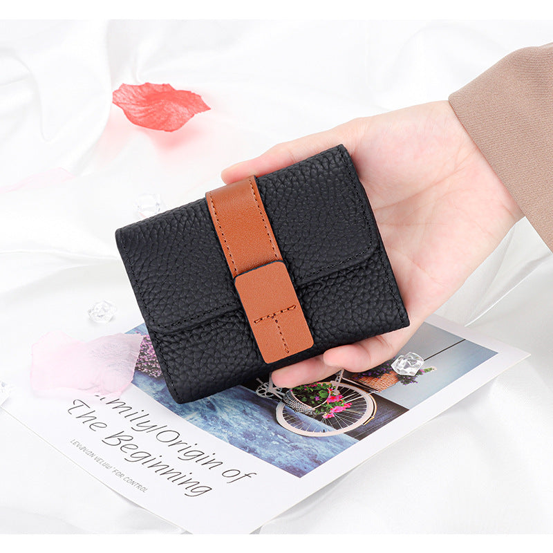 womens leather card holder small exquisite high end multiple card slots