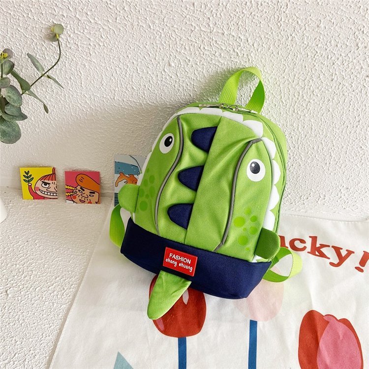 fashionable and simple childrens small dinosaur backpack