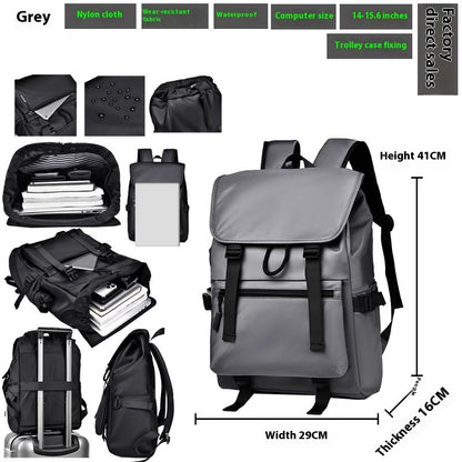 waterproof rucksack backpack large capacity high sense men