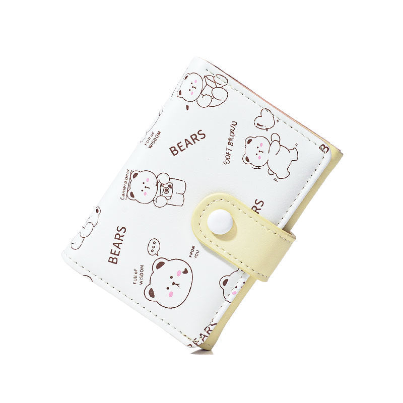 girls wallet short cartoon cute