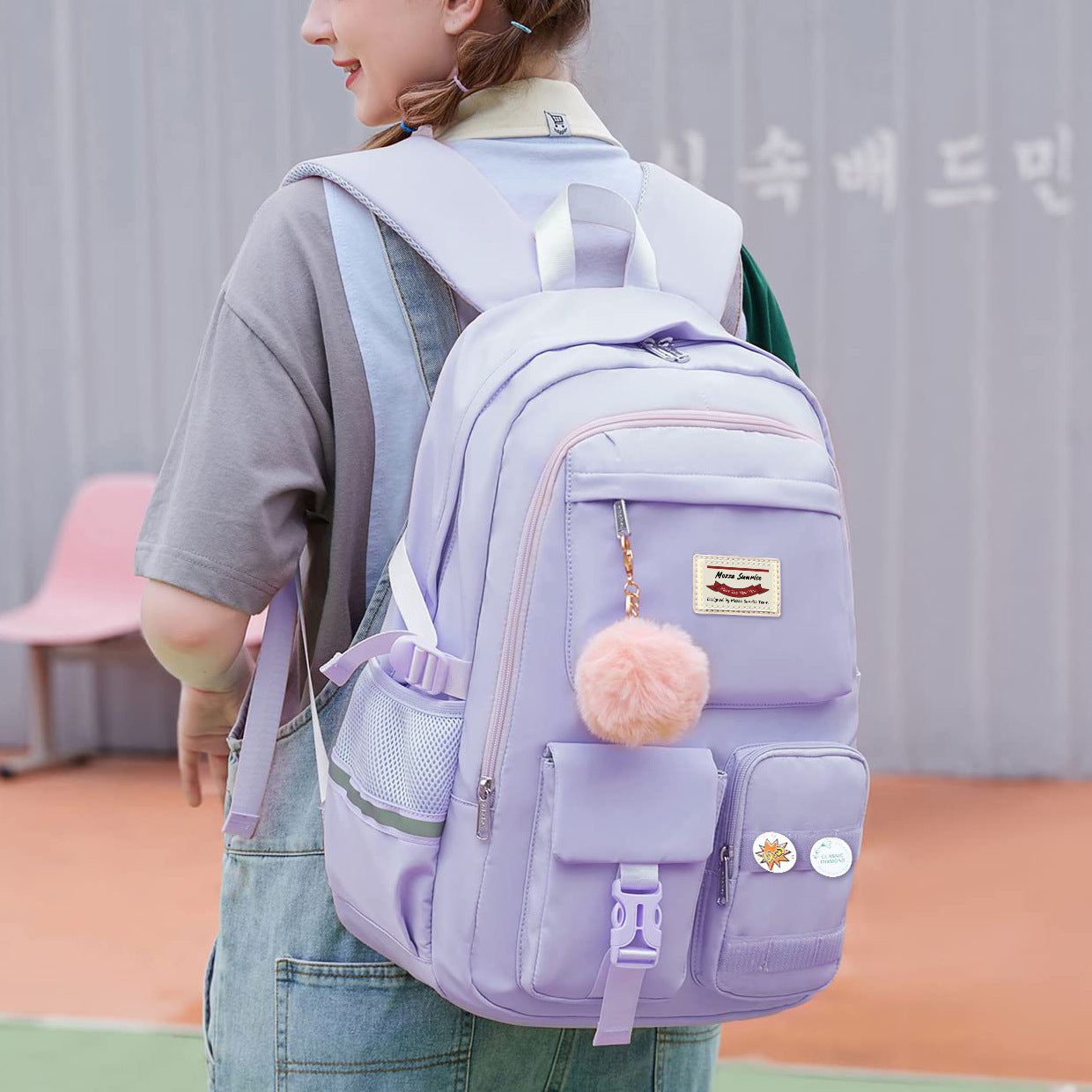 student schoolbag large capacity computer backpack