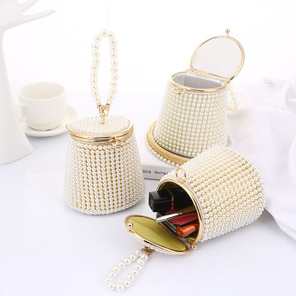 pearl evening bag mini portable evening bag niche bag