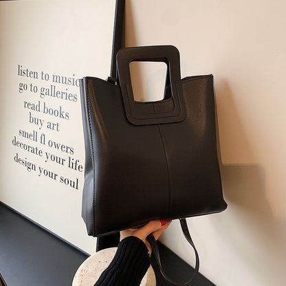 fashion minority design high grade bucket bag for women new trendy commuter