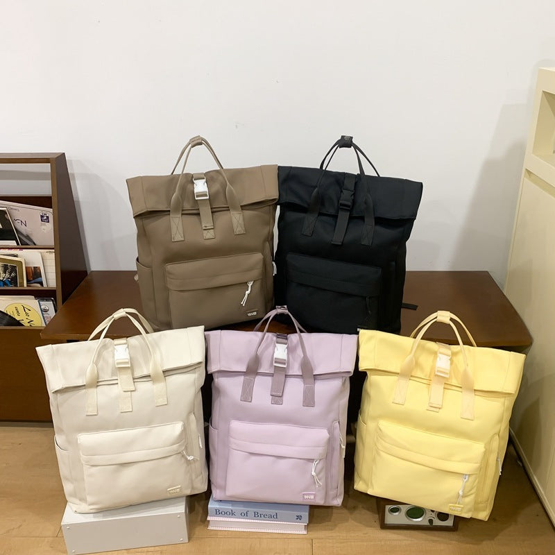 Large-capacity Solid Color Backpack
