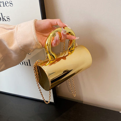 candy color acrylic bag cylinder crossbody bag