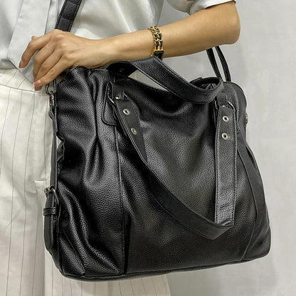 womens large capacity handbag simple shoulder crossbody bag
