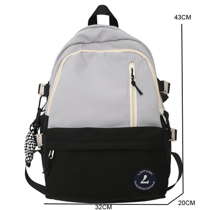 large capacity schoolbag student minimalist versatile backpack