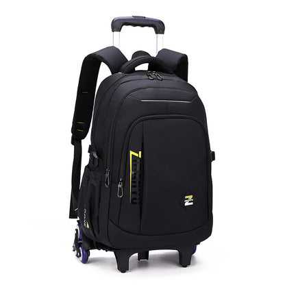 fashion six wheel large capacity student trolley bag