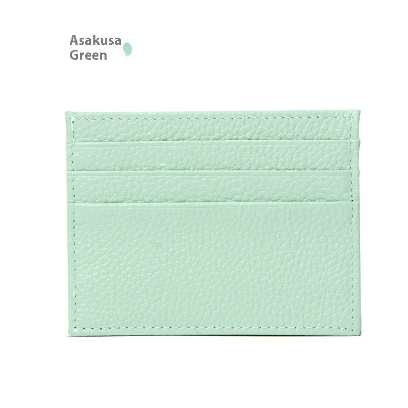 certificate genuine leather bag change credit card first layer cowhide