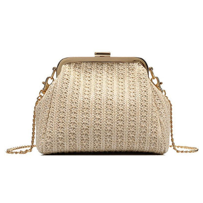 summer fashion trend straw woven bag mini