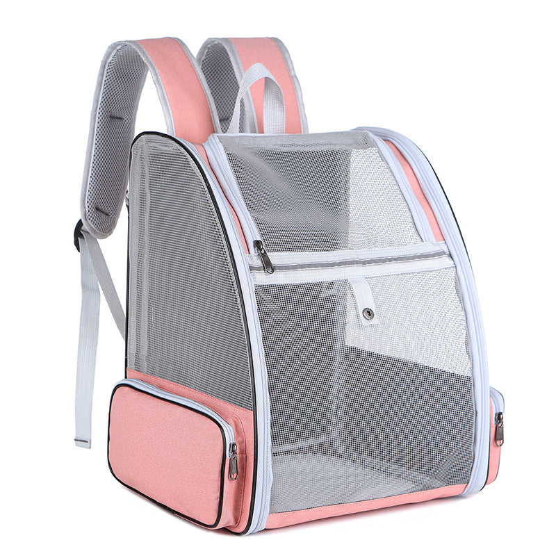 breathable pet backpack out shoulder cat bag