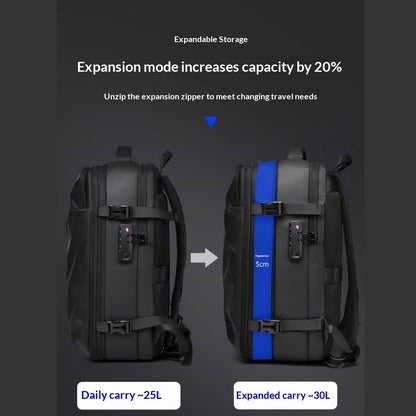 Vacuum-Compression Travel Backpack For Men