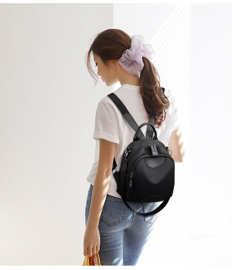 large capacity travel womens casual oxford cloth backpack