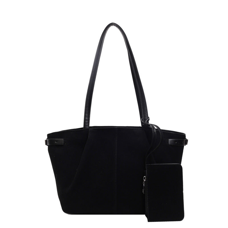 Suede Casual Commute Handbag Shoulder Bag