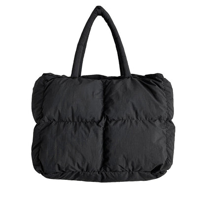 college-student-tote-commuter-large-capacity-female-cloud-bag