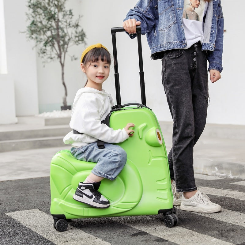 Children Can Sit On The Trolley Ride Suitcase