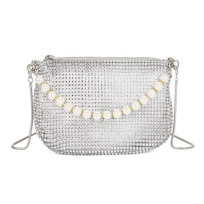 pearl special imitation diamond handbag shoulder bag womens bag