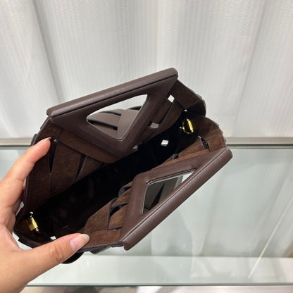 triangle magnetic buckle handbag crossbody women