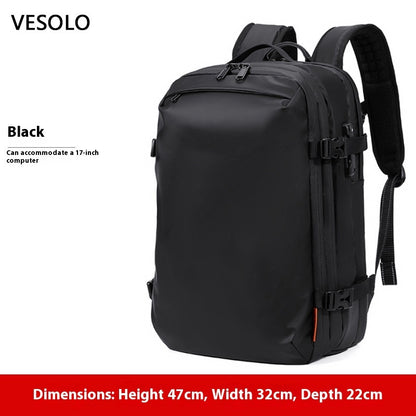 Vacuum Compression Bag Large Capacity Men's Business Backpack