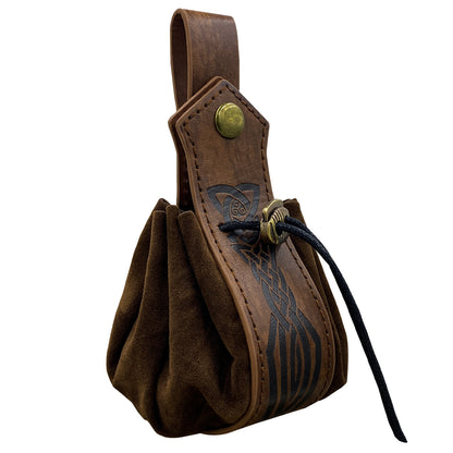 viking style medieval bag sling coin purse