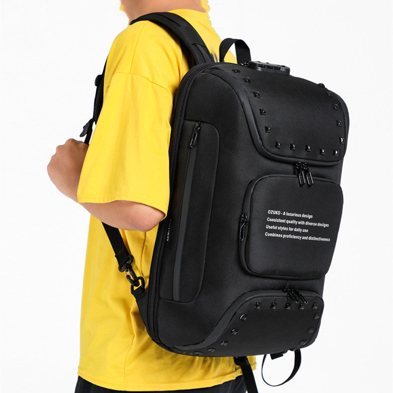 new student backpack multifunctional business computer backpack