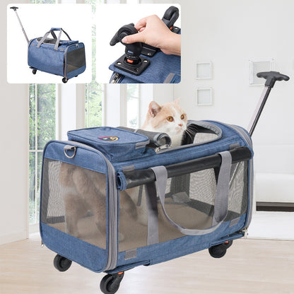 large-high-end-foldable-draw-bar-pet-bag-multi-function-tugboat-trolley-bag-waterproof