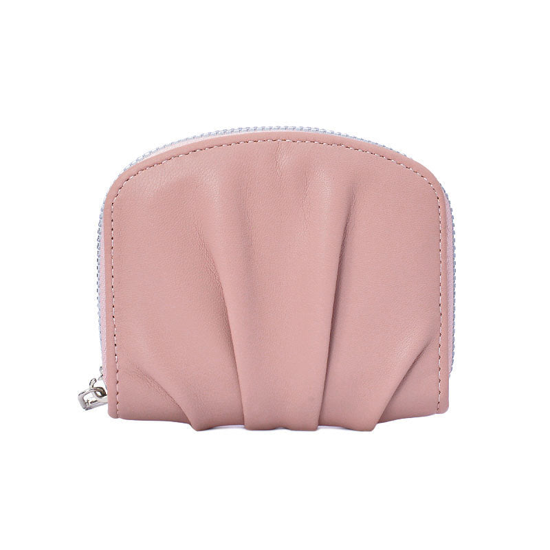 womens ruffle simple cute and compact wallet