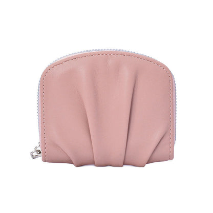 womens ruffle simple cute and compact wallet