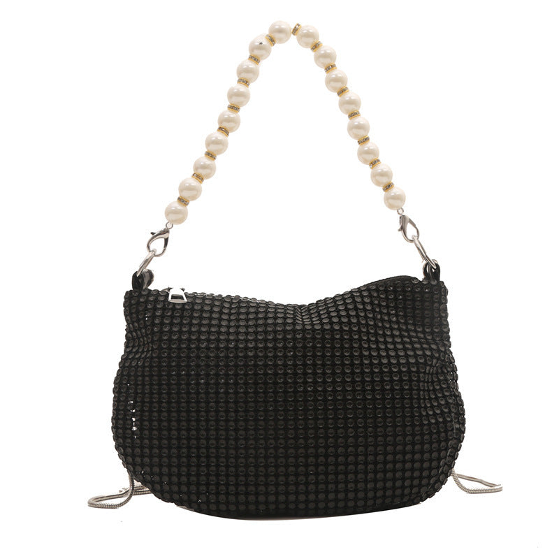 pearl special imitation diamond handbag shoulder bag womens bag