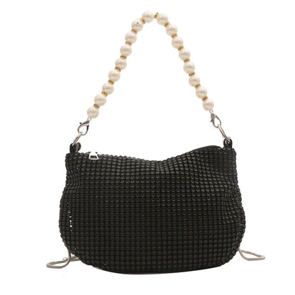 pearl special imitation diamond handbag shoulder bag womens bag