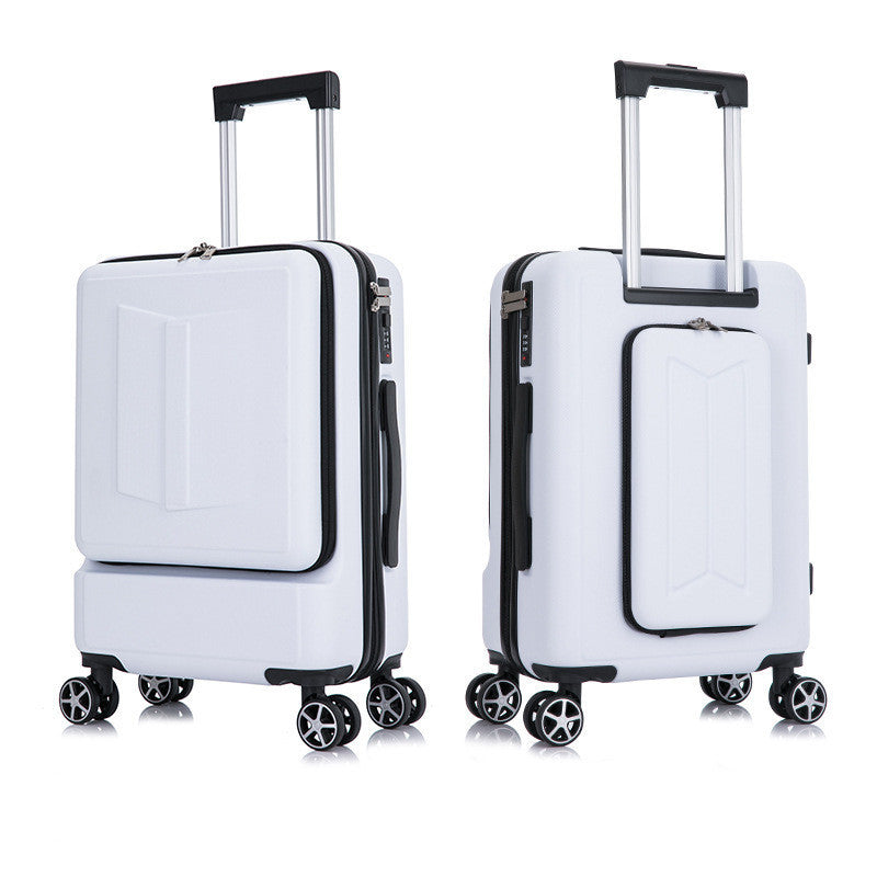 front and rear opening universal wheel trolley case