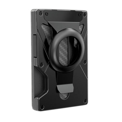 tracker rfid anti theft swiping metal wallet