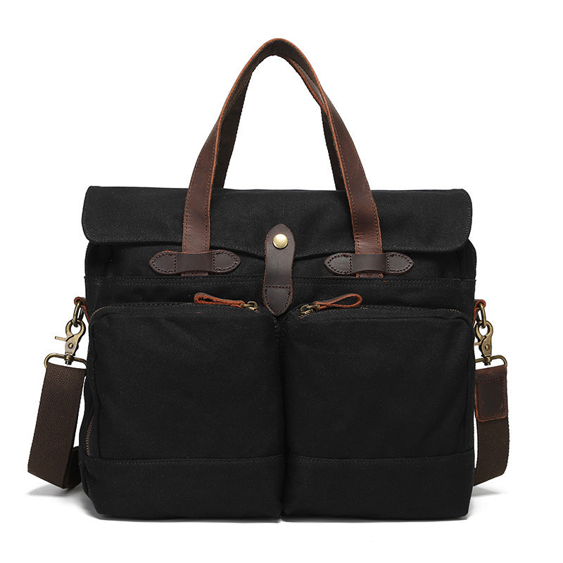 portable briefcase mens one shoulder crossbody outdoor travel