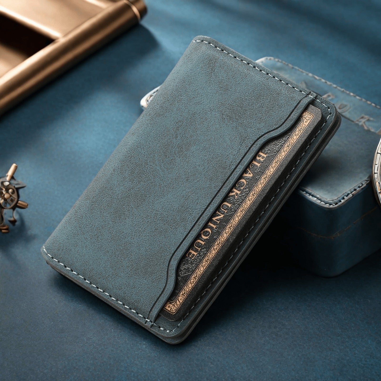 cell phone holder card cover magsafe magnetic card holder leather