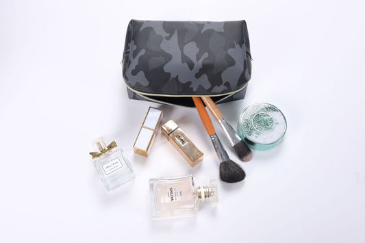 camouflage cosmetic bag simple portable large capacity multi function storage bag toilet bag