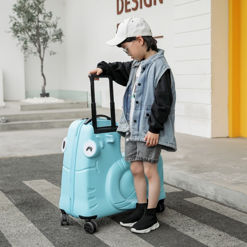 Children Can Sit On The Trolley Ride Suitcase