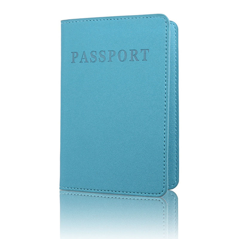 Long And Short Solid Color Passport Holder Passport Holder