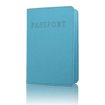 Long And Short Solid Color Passport Holder Passport Holder
