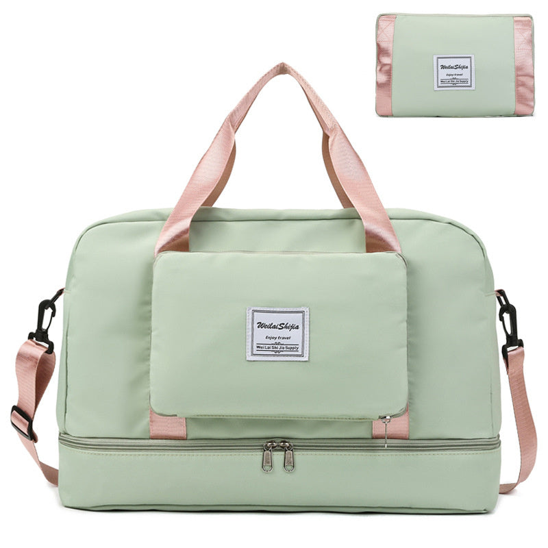 foldable travel duffel bags sports gym tote bag women
