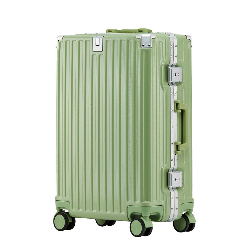 aluminum frame luggage solid extra thick and durable trolley case