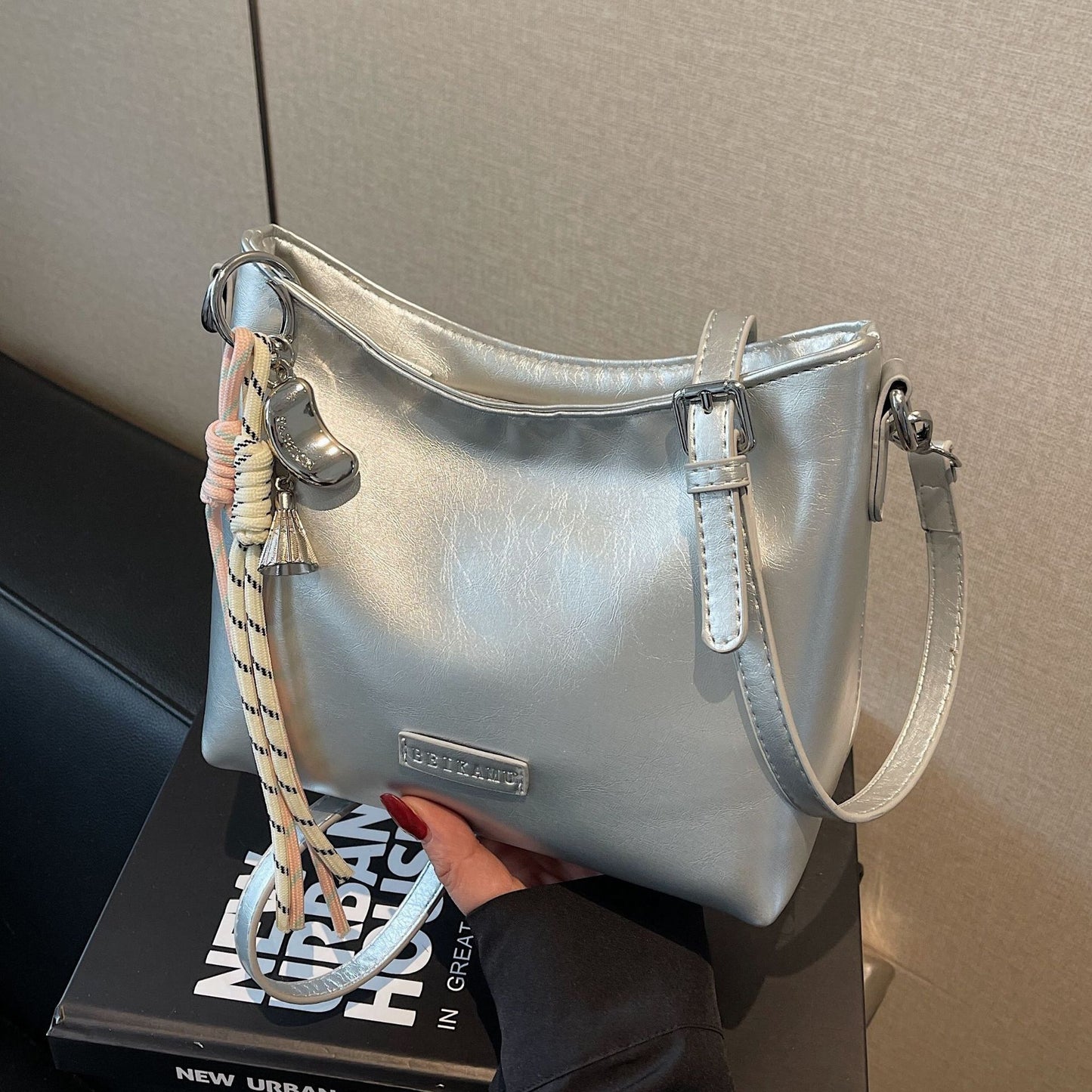 single shoulder underarm bucket bag womens fashion messenger bag