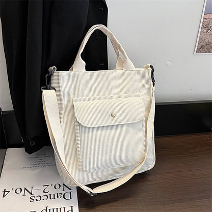 winter new womens bags japanese style artistic student handbag simple