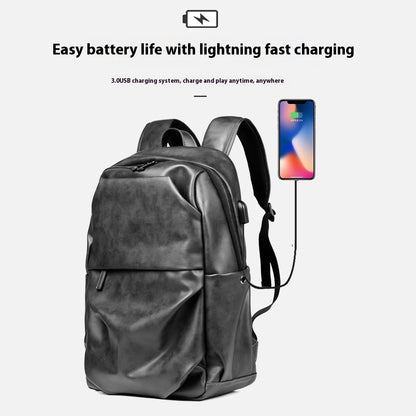 casual versatile backpack mens waterproof large capacity