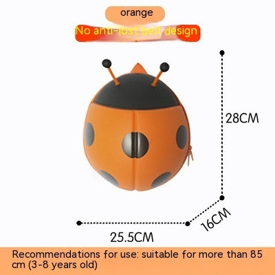 cute ladybug backpack childrens schoolbag cartoon