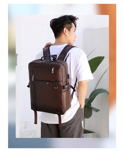 summer new trend backpack mens business travel backpack fashion computer bag