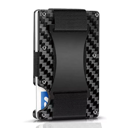 carbon fiber card package mens simplicity wallet