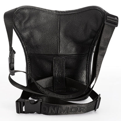 outdoor sports first layer cowhide retro cycling bag